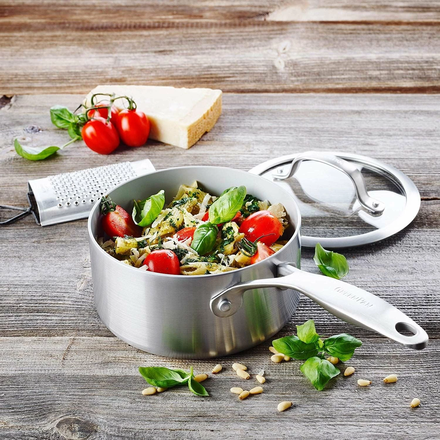 GreenPan Venice Pro Evershine 1.6-Quart Saucepan With Lid 3 GreenPan Venice Pro Evershine 1.6-Quart Saucepan With Lid - Image 3