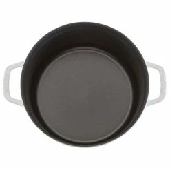 Staub 5.5 Qt. Round Cocotte/Dutch Oven | White 9 Staub 5.5 Qt. Round Cocotte/Dutch Oven | White -Cookware Sets Sales 2023 1002602 staub white french oven 1