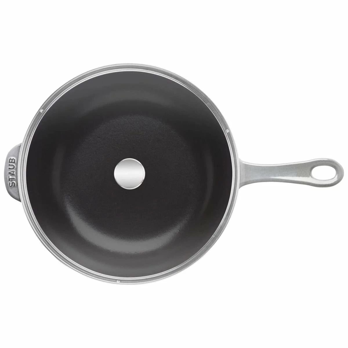 Staub 2.9 Qt Cast Iron Daily Pan | Graphite Grey 2 Staub 2.9 Qt Cast Iron Daily Pan | Graphite Grey - Image 2