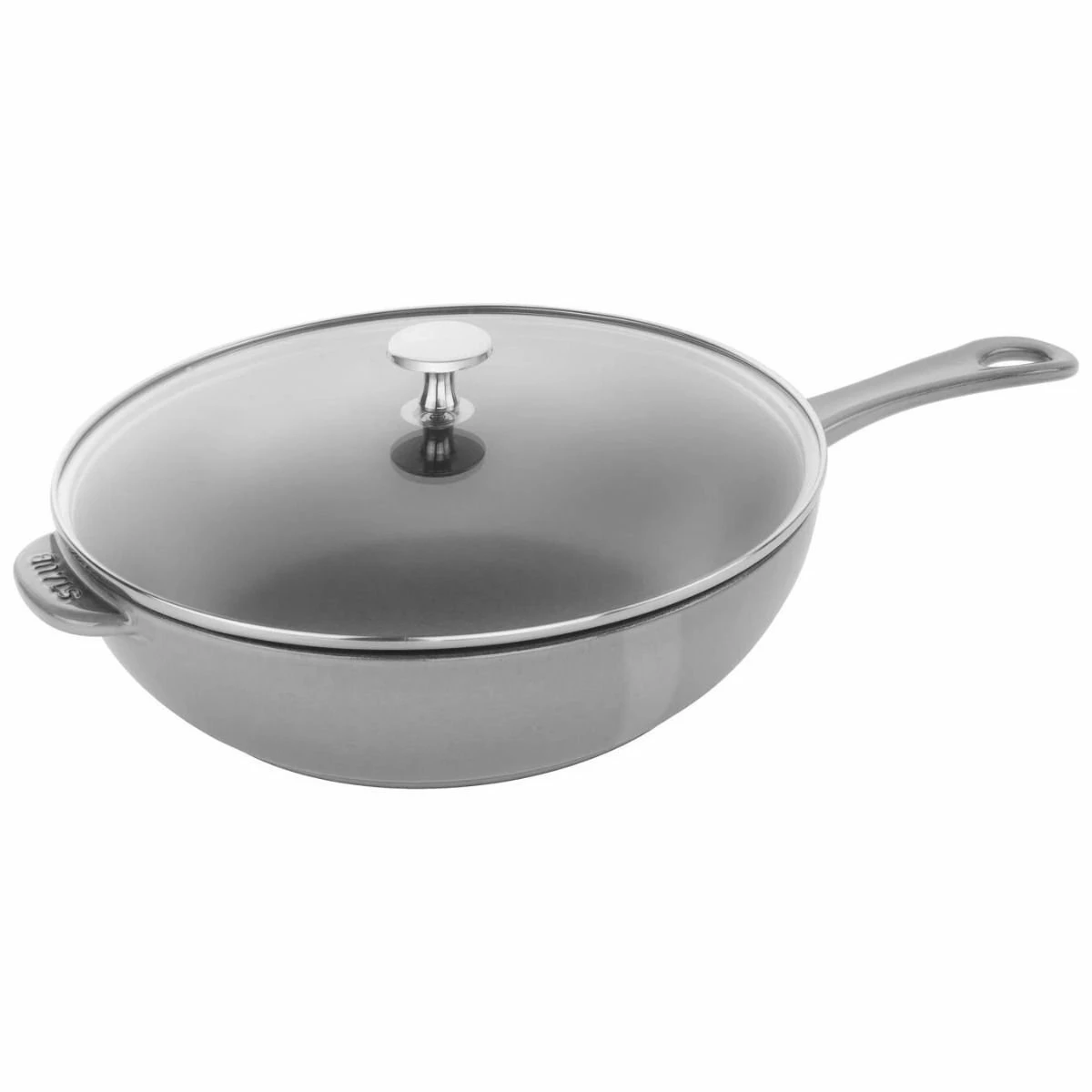 Staub 2.9 Qt Cast Iron Daily Pan | Graphite Grey 1 Staub 2.9 Qt Cast Iron Daily Pan | Graphite Grey