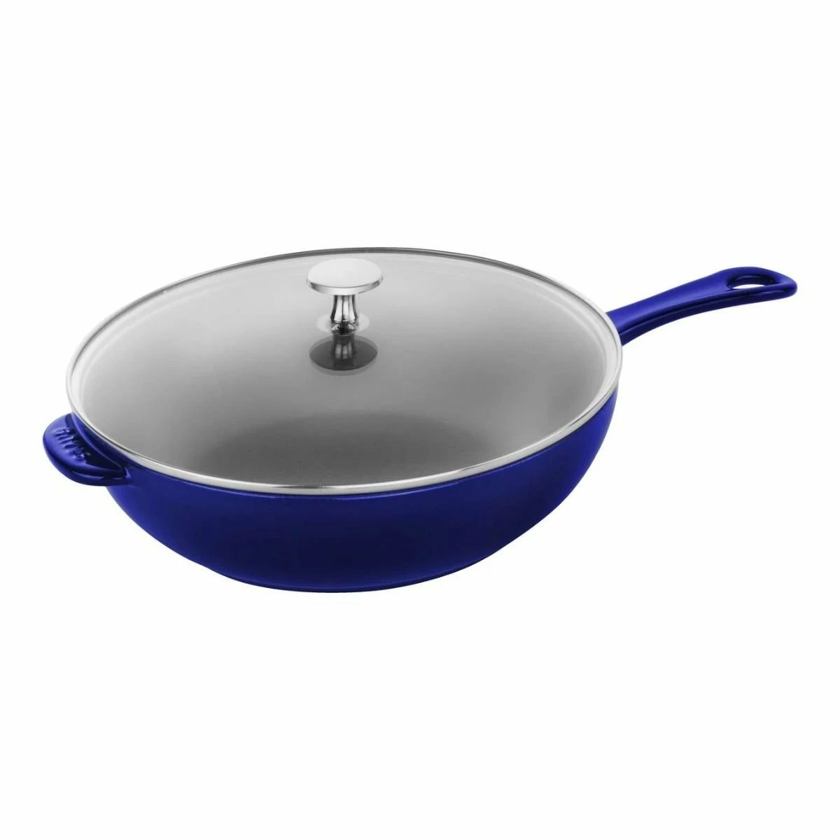 Staub 2.9 Qt Cast Iron Daily Pan | Dark Blue 1 Staub 2.9 Qt Cast Iron Daily Pan | Dark Blue