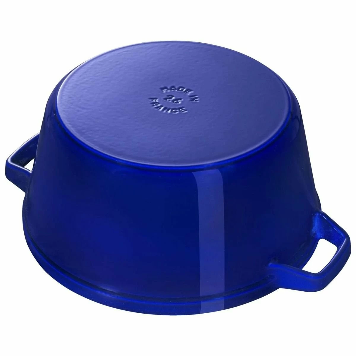 Staub Stackable Cocotte, Braiser, And Grill Pan With Lid | Dark Blue 7 Staub Stackable Cocotte, Braiser, And Grill Pan With Lid | Dark Blue - Image 7