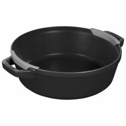 Staub Stackable Cocotte, Braiser, And Grill Pan With Lid | Black 41 Staub Stackable Cocotte, Braiser, And Grill Pan With Lid | Black -Cookware Sets Sales 2023 1021322 7