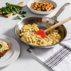 Le Creuset 10" Tri-Ply Frying Pan | Stainless Steel -Cookware Sets Sales 2023 10fry3