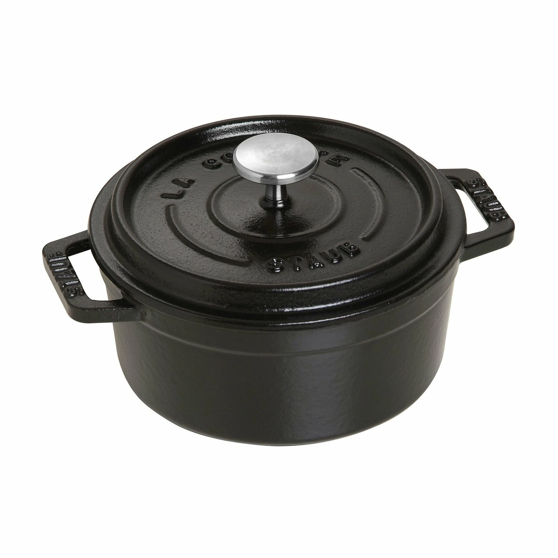 Staub 0.5 Qt. Round Cocotte/Dutch Oven | Matte Black 1 Staub 0.5 Qt. Round Cocotte/Dutch Oven | Matte Black