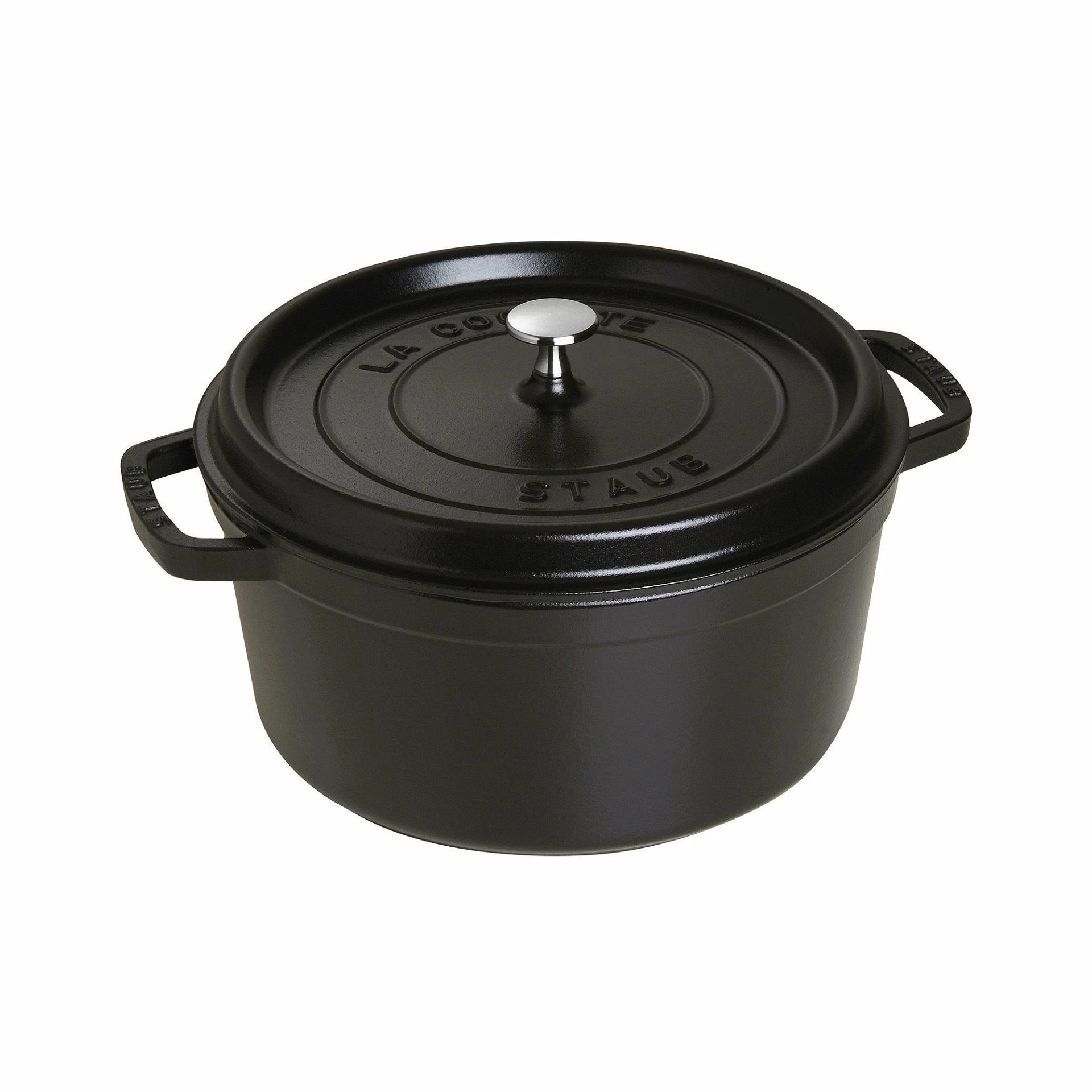 Staub 7 Qt. Round Cocotte/Dutch Oven | Matte Black 1 Staub 7 Qt. Round Cocotte/Dutch Oven | Matte Black