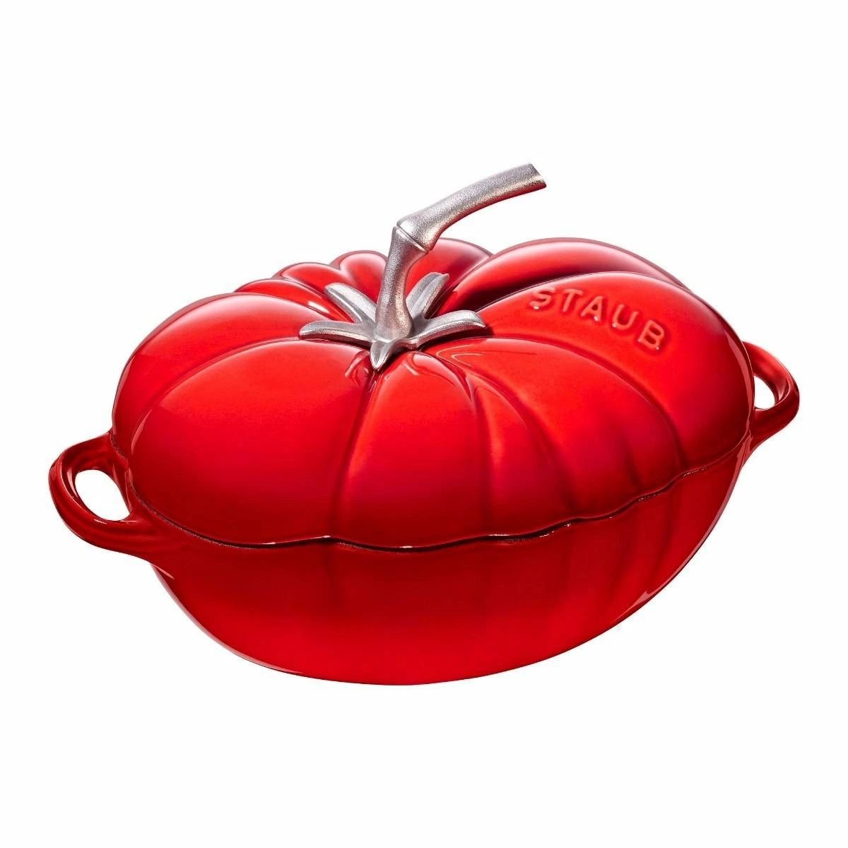Staub 3 Qt. Tomato Cocotte | Cherry Red 1 Staub 3 Qt. Tomato Cocotte | Cherry Red