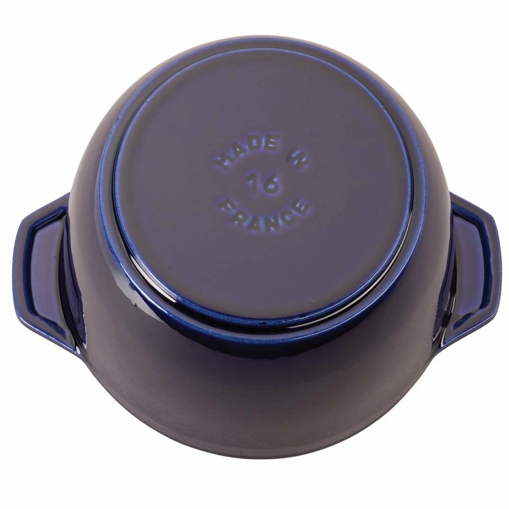 Staub 1.5 Qt. Petite French Oven | Dark Blue 4 Staub 1.5 Qt. Petite French Oven | Dark Blue - Image 4