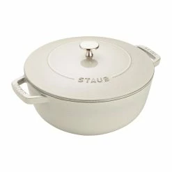 Staub 3.75 Qt Essential French Oven | White Truffle