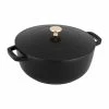 Staub 3.75 Qt. Essential French Oven | Matte Black
