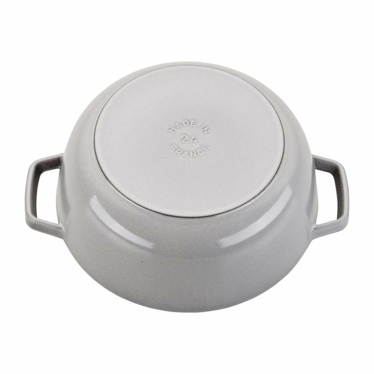 Staub 3.75 Qt. Essential French Oven With Rooster Lid | Graphite Grey 3 Staub 3.75 Qt. Essential French Oven With Rooster Lid | Graphite Grey - Image 3