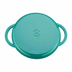 Staub 10" Cast Iron Pure Grill Pan | Turquoise 6 Staub 10" Cast Iron Pure Grill Pan | Turquoise -Cookware Sets Sales 2023 12030105 3
