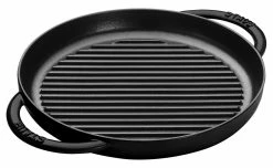 Staub 10" Cast Iron Pure Grill Pan | Multiple Colors Available 5 Staub 10" Cast Iron Pure Grill Pan | Multiple Colors Available -Cookware Sets Sales 2023 1203023 pure grill black 1