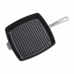 Staub 12" Square Cast Iron Grill Pan & Press Set | Graphite Grey 10 Staub 12" Square Cast Iron Grill Pan & Press Set | Graphite Grey -Cookware Sets Sales 2023 12123018 2