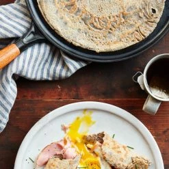 Staub 11" Cast Iron Crepe Pan With Spreader & Spatula | Matte Black -Cookware Sets Sales 2023 1212823 05