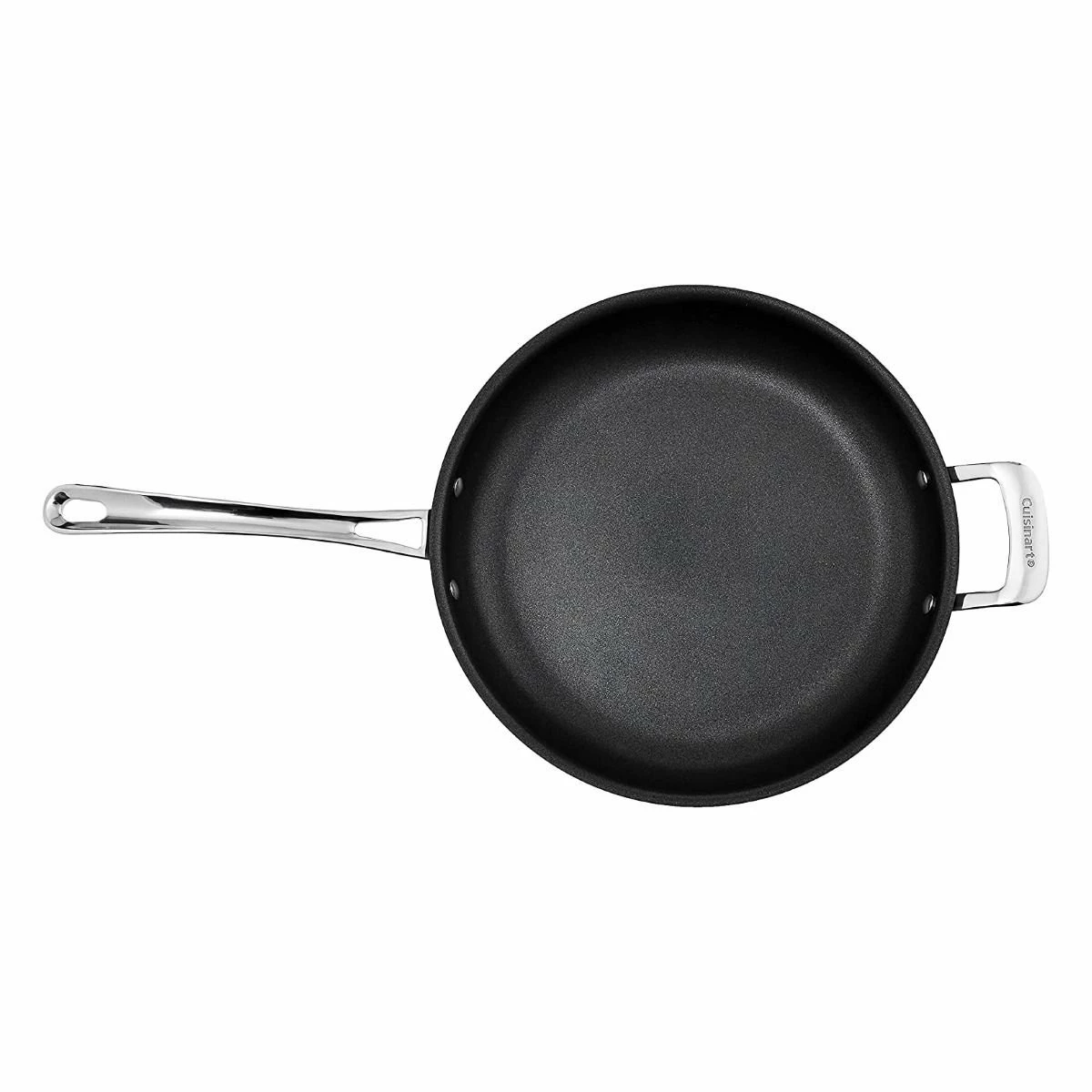 Cuisinart Contour Hard Anodized Open Skillet With Helper Handle | 12" 3 Cuisinart Contour Hard Anodized Open Skillet With Helper Handle | 12" - Image 3