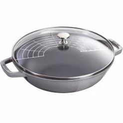 Staub 4.5 Qt. Perfect Frying Pan | Graphite Grey