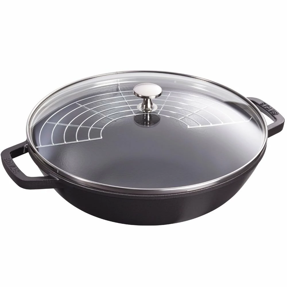 Staub 4.5 Qt. Perfect Frying Pan | Matte Black 1 Staub 4.5 Qt. Perfect Frying Pan | Matte Black
