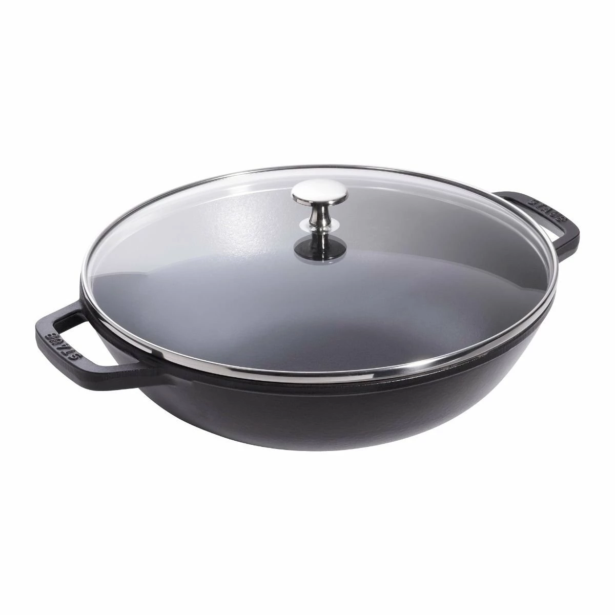 Staub 4.5 Qt. Perfect Frying Pan | Matte Black 2 Staub 4.5 Qt. Perfect Frying Pan | Matte Black - Image 2