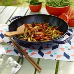 Staub 4.5 Qt. Perfect Frying Pan | Dark Blue -Cookware Sets Sales 2023 1312991 4