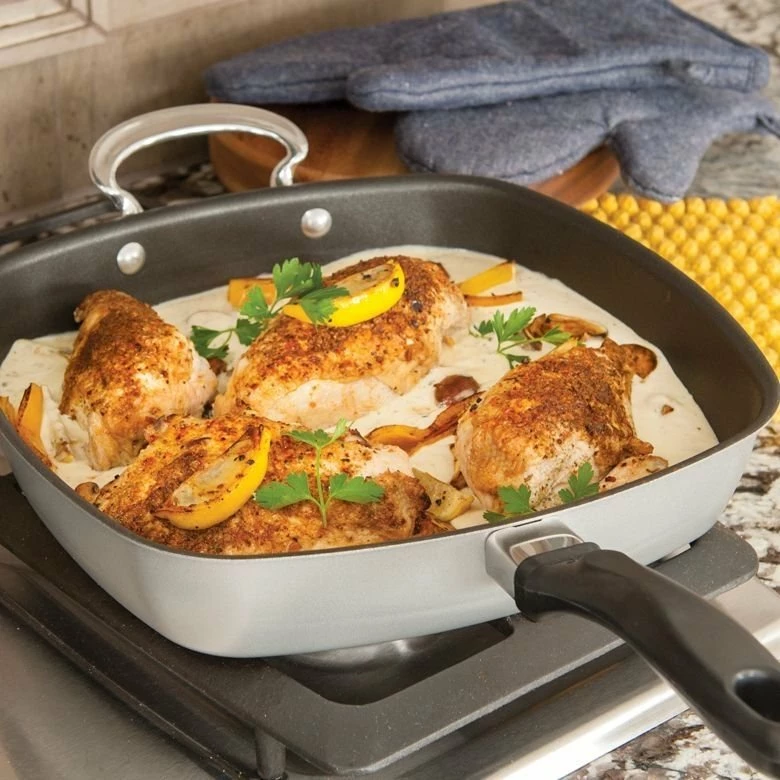 Nordic Ware Aluminum 13x13 Square Meal Pan 2 Nordic Ware Aluminum 13x13 Square Meal Pan - Image 2