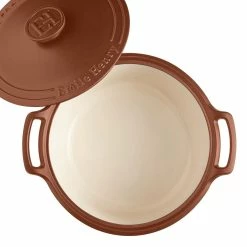 Emile Henry 7.5-Quart Sublime Stewpot | Sienna 8 Emile Henry 7.5-Quart Sublime Stewpot | Sienna -Cookware Sets Sales 2023 144770 sublime dutch oven top open