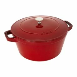 Staub Stackable Cocotte, Braiser, And Grill Pan With Lid | Cherry 15 Staub Stackable Cocotte, Braiser, And Grill Pan With Lid | Cherry -Cookware Sets Sales 2023 14552606 01