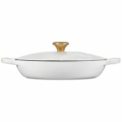 Le Creuset 3.5Qt Signature Braiser Eiffel Tower Collection | White -Cookware Sets Sales 2023 16909scr 6fcffb3c1823654