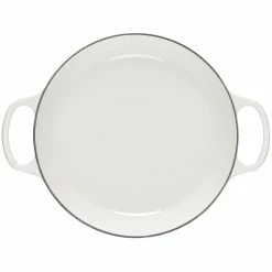 Le Creuset 3.5Qt Signature Braiser Eiffel Tower Collection | White -Cookware Sets Sales 2023 16911scr 5cd38269423dbc8