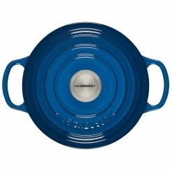 Le Creuset 2 Qt. Round Signature Cast Iron Dutch Oven With Stainless Steel Knob | Marseille Blue 8 Le Creuset 2 Qt. Round Signature Cast Iron Dutch Oven With Stainless Steel Knob | Marseille Blue -Cookware Sets Sales 2023 1859ss c