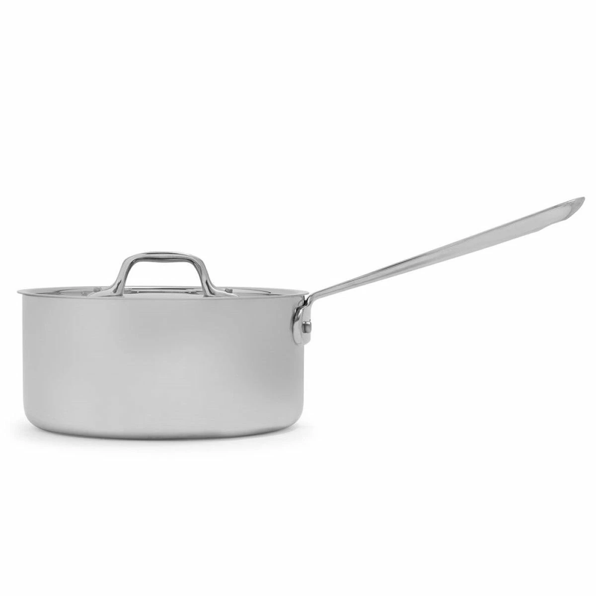 All-Clad D3 Stainless Steel Saucepan & Lid | 3.5 Qt. 2 All-Clad D3 Stainless Steel Saucepan & Lid | 3.5 Qt. - Image 2