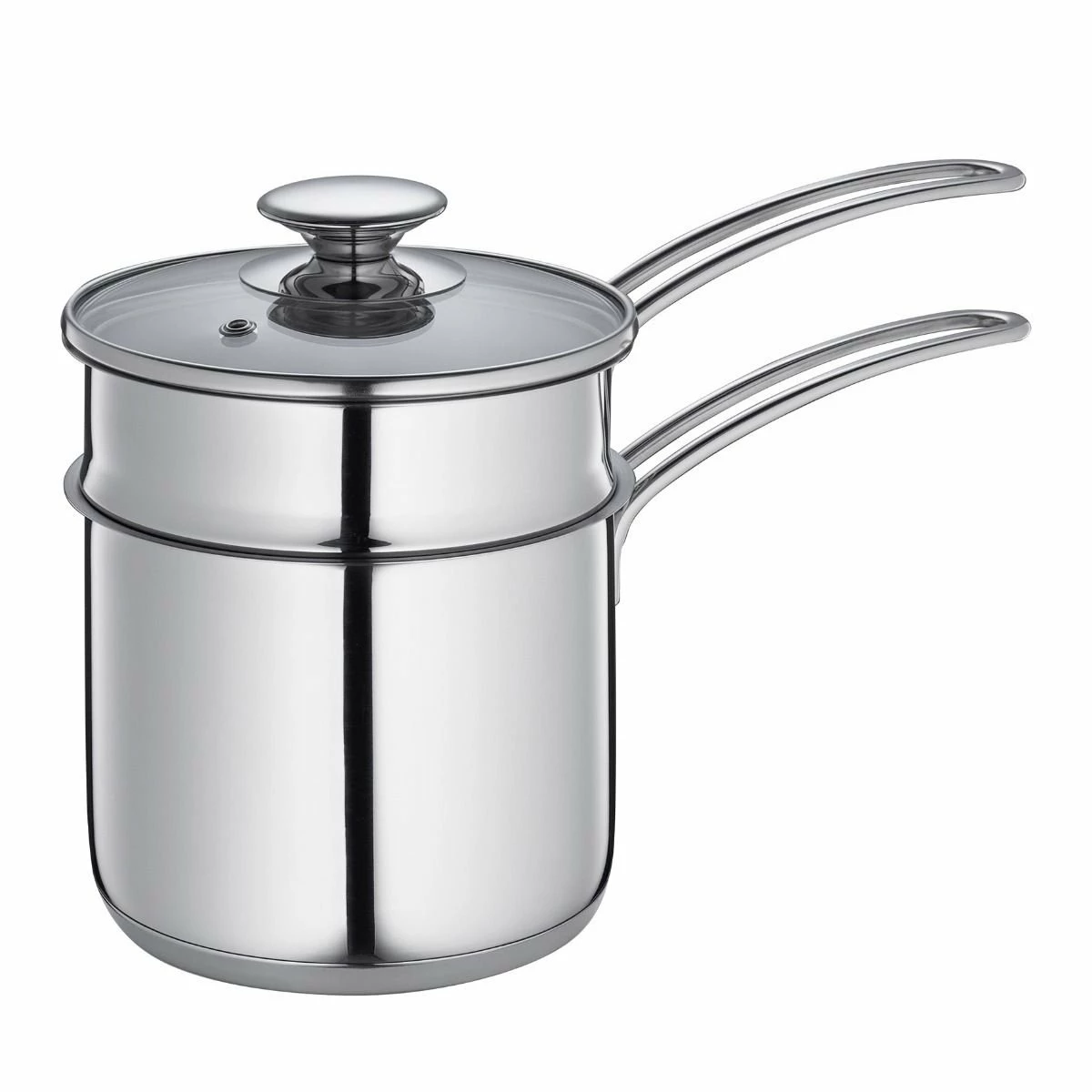 Frieling Mini Double Boiler With Glass Lid | 1.6-Quart 1 Frieling Mini Double Boiler With Glass Lid | 1.6-Quart