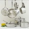 Anolon Cookware Anolon Tri-Ply Clad Stainless Steel 12pc Cookware Set