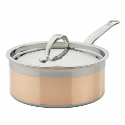 Hestan CopperBond Induction Cookware 3 Qt Covered Saucepan
