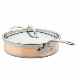 Hestan CopperBond Induction Cookware 3.5 Qt Covered Saute With Helper Handle -Cookware Sets Sales 2023 31598 hcb copperbond 3.5qt saute pan with helper handle