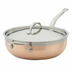Hestan CopperBond Induction Cookware 5 Qt Covered Essential Pan With Helper Handle 9 Hestan CopperBond Induction Cookware 5 Qt Covered Essential Pan With Helper Handle -Cookware Sets Sales 2023 31601 hcb hestan copperbond 5 qt essential pan with helper handle