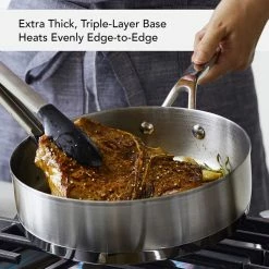 KitchenAid Non-Electrics KitchenAid Stainless Steel 3-Ply Cookware Set | 11-Piece -Cookware Sets Sales 2023 3plyfeature