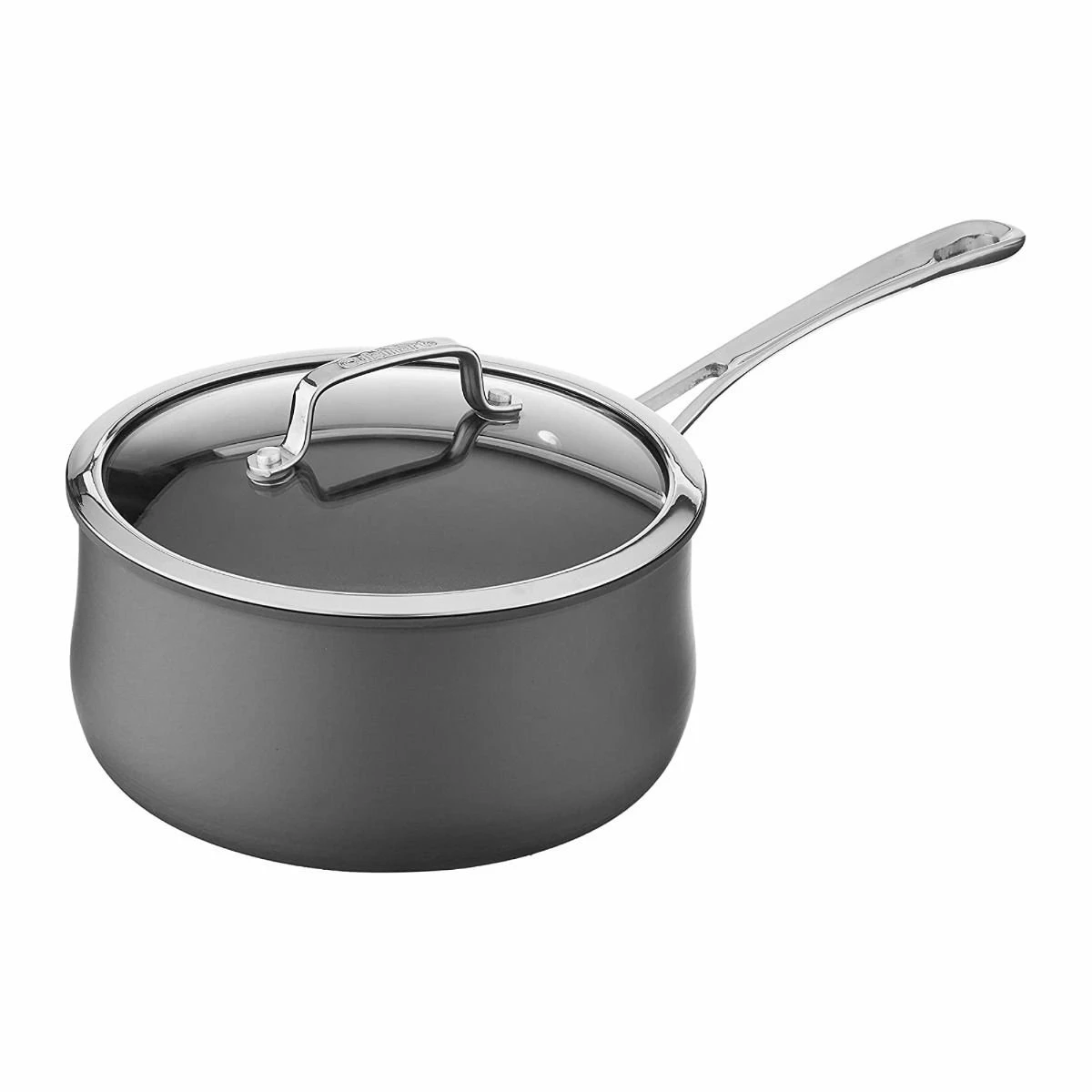 Cuisinart Contour Hard Anodized Saucepan With Cover | 3 Qt. 1 Cuisinart Contour Hard Anodized Saucepan With Cover | 3 Qt.