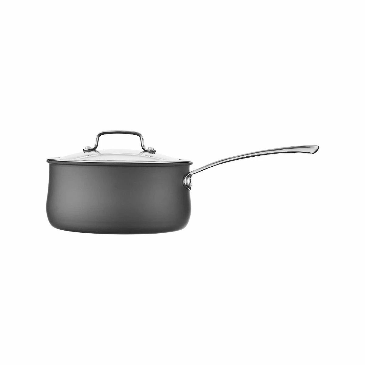 Cuisinart Contour Hard Anodized Saucepan With Cover | 3 Qt. 2 Cuisinart Contour Hard Anodized Saucepan With Cover | 3 Qt. - Image 2
