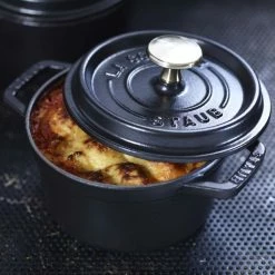 Staub 1.25 Qt. Round Cocotte/Dutch Oven | Graphite Grey -Cookware Sets Sales 2023 40509 476 4 1