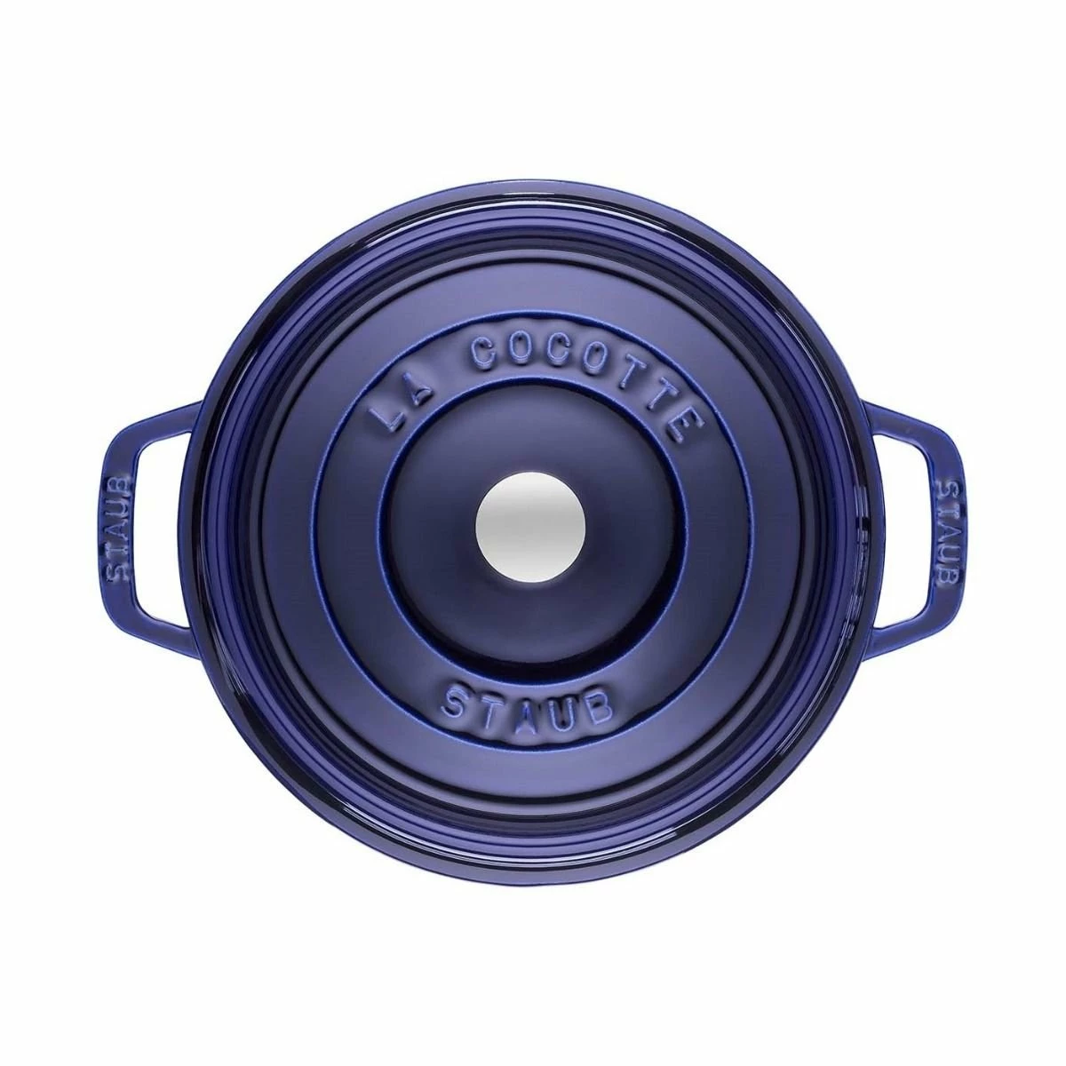 Staub 13.25 Qt. Round Cocotte/Dutch Oven | Dark Blue 2 Staub 13.25 Qt. Round Cocotte/Dutch Oven | Dark Blue - Image 2