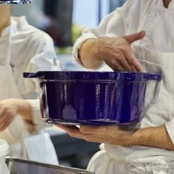 Staub 9 Qt. Round Cocotte/Dutch Oven | Dark Blue -Cookware Sets Sales 2023 40510 290 0 1