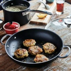 Le Creuset 4 Qt. Saucepan With Glass Lid | Toughened Nonstick Pro -Cookware Sets Sales 2023 4qt