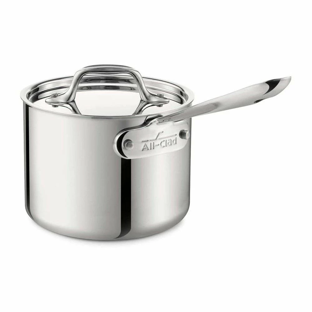 All-Clad D3 Stainless Steel Saucepan & Lid | 1.5 Qt. 2 All-Clad D3 Stainless Steel Saucepan & Lid | 1.5 Qt. - Image 2