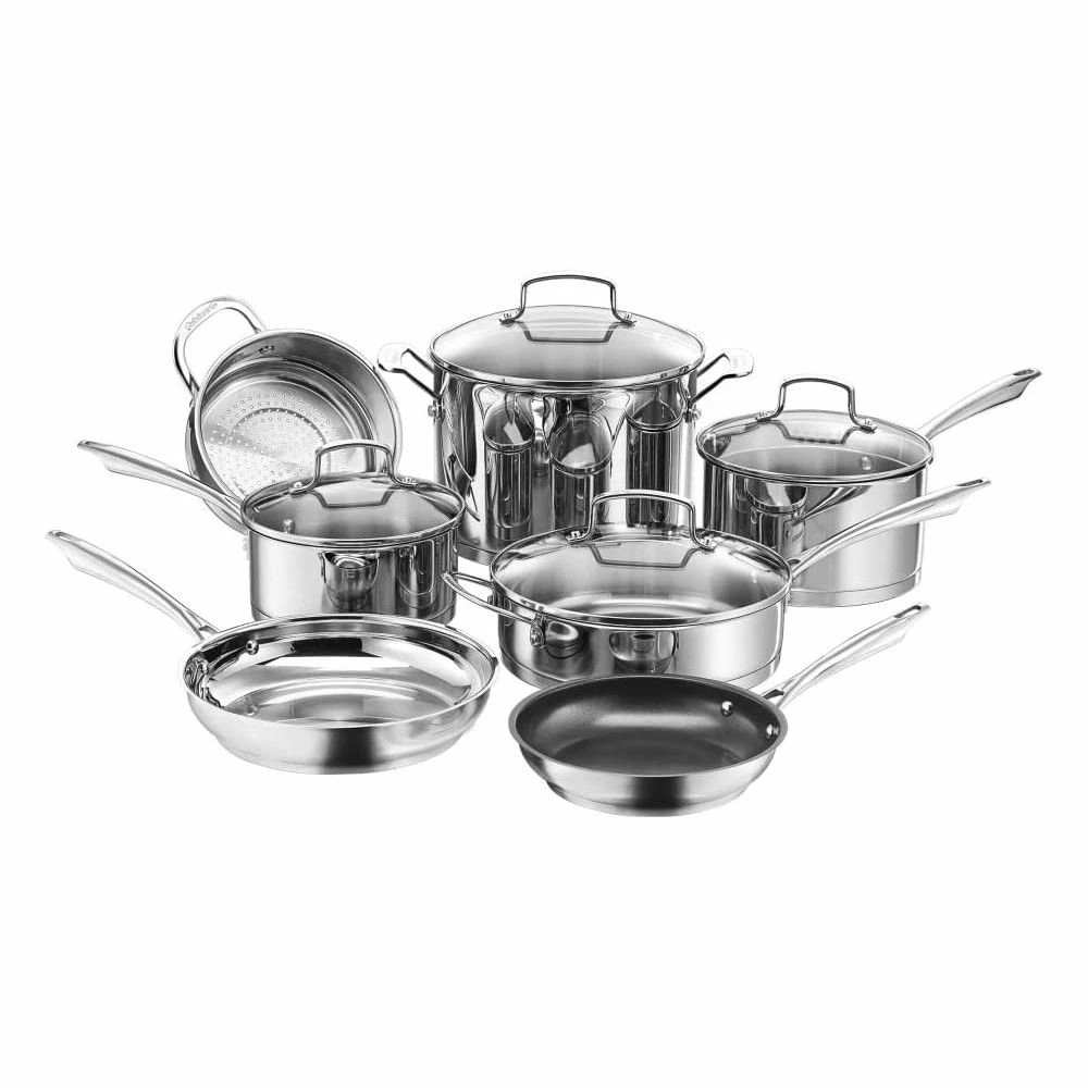 Cuisinart Professional Series Stainless 11-Piece Cookware Set 2 Cuisinart Professional Series Stainless 11-Piece Cookware Set - Image 2