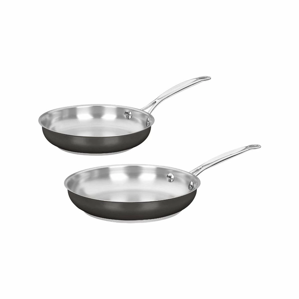 Cuisinart 11-Piece Black Stainless Cookware Set 5 Cuisinart 11-Piece Black Stainless Cookware Set - Image 5