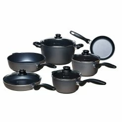 Swiss Diamond | HD Nonstick 10-Piece Cookware Set