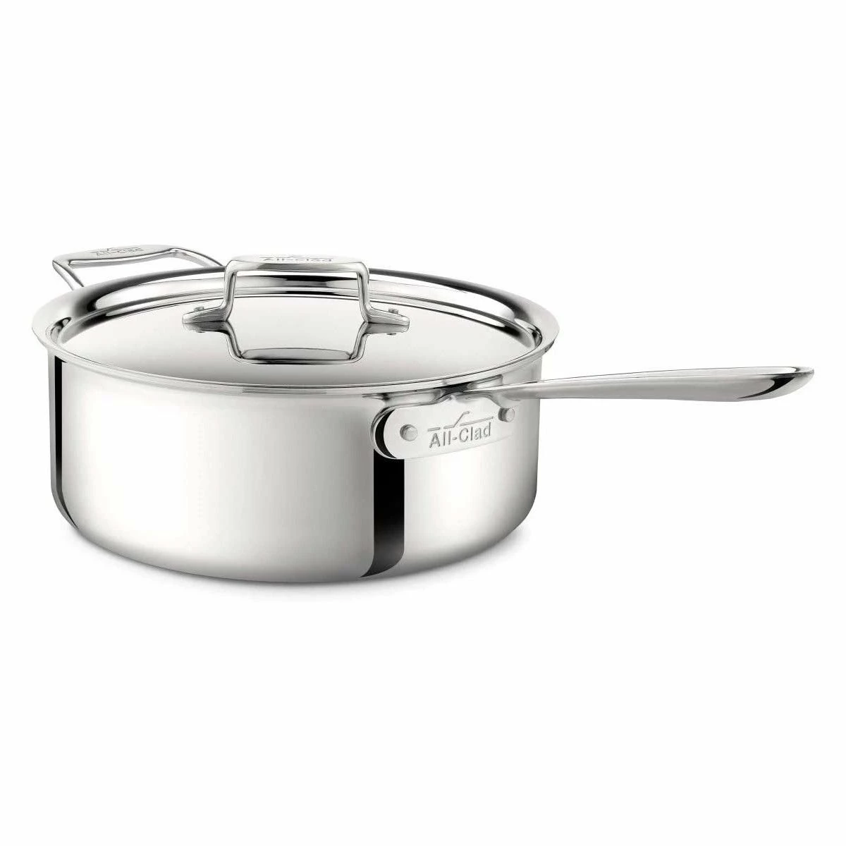 All-Clad D3 Stainless Steel Saute Pan & Lid | 6 Qt. 2 All-Clad D3 Stainless Steel Saute Pan & Lid | 6 Qt. - Image 2