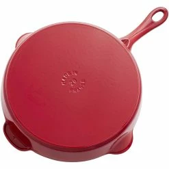 Staub 11'' Traditional Deep Skillet | Cherry Red -Cookware Sets Sales 2023 617t1zazodl. ac sl1500