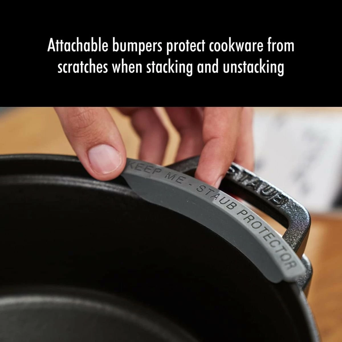 Staub Stackable Cocotte, Braiser, And Grill Pan With Lid | Black 11 Staub Stackable Cocotte, Braiser, And Grill Pan With Lid | Black - Image 11